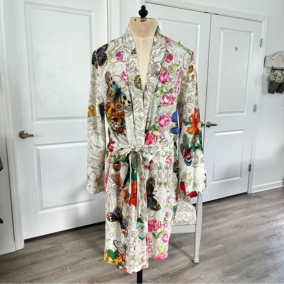 Johnny Was Evelyn Sleepwear Belted Robe Home Lounge - Picture 8 of 12